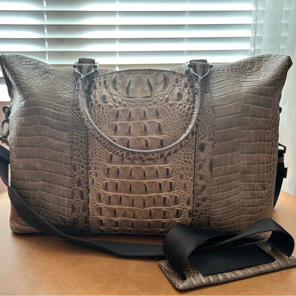 Like New Brahmin Weekender - Biscuit Valley